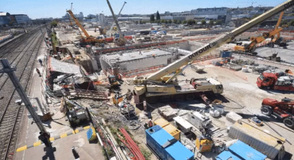 Du 19 au 21 mai à Vitry-sur-Seine, la gare des Ardoines sera fermée pour permettre la mise en place d’un passage souterrain de 3000 tonnes.