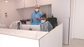Ivrymed, maison de santé pluri-professionnelle d'Ivry-sur-Seine a mis en place une cellule dédiée aux consultations Covid-19.