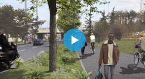 Faciliter l'accès aux transports, améliorer la sécurité... Découvrez les travaux de création de la voie verte à Bonneuil-sur-Marne en vidéo !