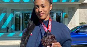 En convention avec le Département, la taekwendiste Tiavo Randrianisa a remporté la médaille de bronze à l'Open d'Albanie.
