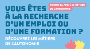 Vous souhaitez (re)découvrir les métiers de l'autonomie ? Rendez-vous au forum-emploi, le 19 septembre à Créteil, où vous attendent : jobs-dating, escape game, ciné-débat... Inscrivez-vous dès maintenant.