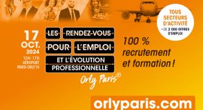 Avec ou sans diplôme, débutants ou confirmés, 200 recruteurs seront prêts à vous rencontrer lors des Rendez-Vous pour l’emploi et l'évolution professionnelle d'Orly Paris®.  Nous vous attendons nombreux, jeudi 17 octobre à Orly.