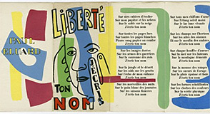 Les archives départementales ont acquis une édition originale du poème Liberté de Paul Éluard